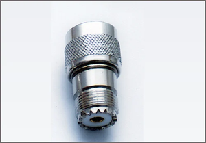Advanced N Male To UHF Female RF Coaxial Adapter Connector Nickel <b>Chrome</b> Plated Polished Finish - Product Image 4
