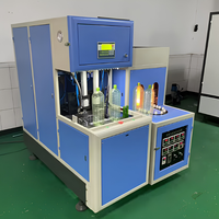 Meilleure Offre Machine d'emballage unique UPACK-2 semi-automatique à 2 cavités pour le soufflage par injection de bouteilles PET, avec PLC Mitsubishi 44kN