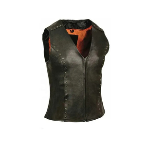 Chaleco de Cuero Casual para Hombre de Alta Calidad, Diseñado a Medida para la Temporada de Invierno, Precio Bajo y Disponible al por Mayor - Product Image 2