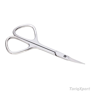 Ciseaux à cuticules en acier inoxydable de qualité supérieure, lame incurvée, pour droitiers, instruments de beauté pour manucure, logo personnalisé - Product Image 3
