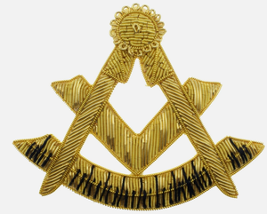 Insignia Masónica de Lujo Bordada a Mano con Hilo Metálico del Gran Priorado de los Caballeros de Malta, Parche Cosido Personalizado OEM - Product Image 6