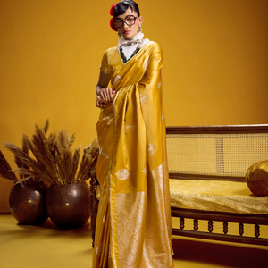 Nouvelle collection de vêtements et accessoires tendance, vêtements ethniques, sari en soie pour femmes, sari prêt-à-porter - Product Image 1