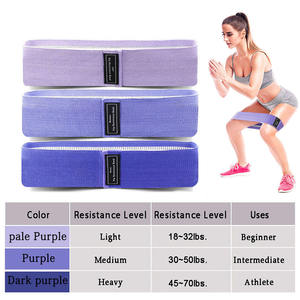 Custom Logo 3 Level Anti Slip Fitness Gym <b>Workout</b> Pilates Polyester Fabric Loop Hip Booty Resistance <b>Band</b> - Product Image 3
