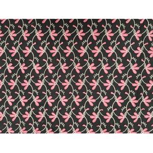 <b>Hot</b> selling <b>Combed</b> Black Cotton Woven Lightweight Breathable 3D Applique Floral Embroidered Fabric In-Stock Women's Dresses - Product Image 1