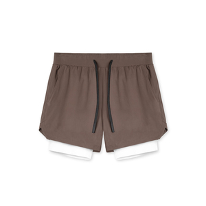 Ropa Deportiva Transpirable de Secado Rápido con Bolsillo Trasero con Cierre, Pantalones Cortos Deportivos para Correr, Gimnasio, Fitness, Casuales, para Hombre - Product Image 1