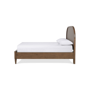 Cama Queen Slavina Hecha de Madera de Caoba Sólida de Alta Calidad con Color Idris Ember para Uso en Dormitorio - Product Image 5