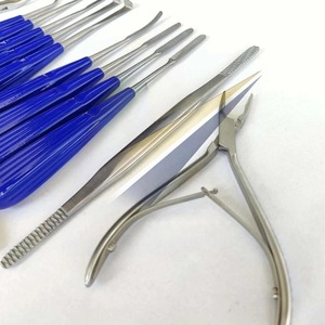 Juego de Instrumentos para Rinoplastia de 13 Piezas, Cirugía Plástica, Acero Inoxidable Alemán, Mango Azul Manual, Cirugía General - Product Image 4