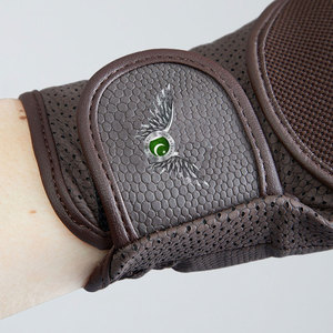 Gants d'équitation haut de gamme avec service OEM, dos extensible, grip renforcé et fermeture confortable au poignet - Product Image 5