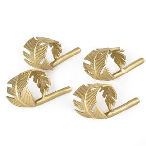 Anneaux de serviette en métal écologiques en gros pour mariage et fête, supports de serviettes de table ronds dorés de luxe de la meilleure qualité - Product Image 3