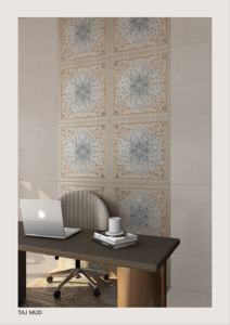 Baldosa de porcelana mate con textura esculpida de 600x600 mm para conceptos de suelos residenciales y comerciales de alta gama - Product Image 5