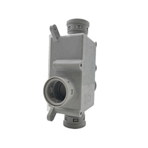 Cetl được liệt kê PVC grey duy nhất slab Hộp ổ cắm điện hình chữ nhật dọc nông bê tông Tường Hộp nhựa hộp nối - Product Image 3