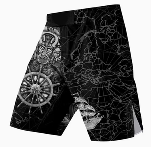 Pantalones Cortos de MMA para Hombre, con Bloques de Color, de Secado Rápido, Spandex y Nailon, para Entrenamiento de Artes Marciales Mixtas, Corte Regular - Product Image 5