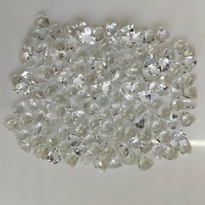 Topacio Blanco Natural de 7MM con Corte Trillón, Gema Suelta de la Mejor Calidad para la Fabricación de Joyas - Product Image 2