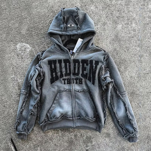 Sudadera con Capucha para Hombre, Moderna, 100% Algodón, con Logotipo Personalizado, Bolsillo Tipo Canguro, Corte Regular, Estilo Casual Urbano, Invierno, Ecológica - Product Image 2