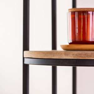 Estante Vandana Optima Arista de madera de mango y metal - Product Image 4