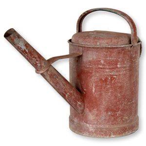 Regadera metálica para exteriores resistente a la intemperie, para plantas, con pico largo, agarre ergonómico, revestimiento resistente al óxido, duradera y resistente. - Product Image 1
