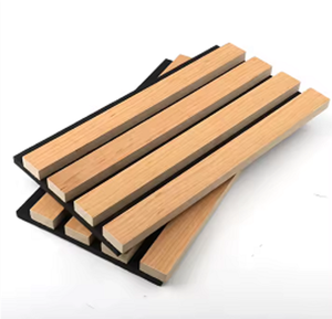Panneaux acoustiques muraux et de plafond incurvés en caoutchouc au design moderne et flexible, en PET et MDF, pour la décoration acoustique des meubles - Product Image 1