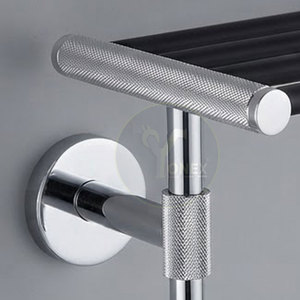 Étagère suspendue pour articles sanitaires, porte-serviettes en acier inoxydable, porte-serviettes multi-niveaux pour salle de bain - Product Image 5