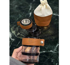 Portable Acrylic <b>Cone</b> <b>Incense</b> Burner with Sandalwood Scent Magnetic Bakhoor Holder Travel Tray and Storage Bag Eco-Friendly - Product Image 4