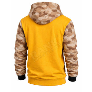 Sweats à capuche basiques pour hommes en coton mélangé et au look minimaliste, sweats à capuche sur mesure avec logo - Product Image 2