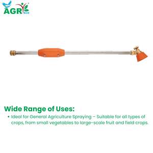 Lance droite en laiton avec buse de brumisation 45 cm, kit de lance en laiton courbée OEM avec ensemble de buses - Product Image 4