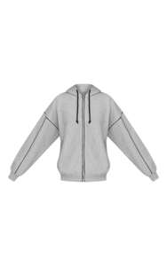 Ensemble de survêtement décontracté 2 pièces pour femme : veste zippée et pantalon de jogging mi-long, confortable et assorti, avec finitions contrastées - Product Image 4