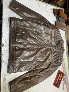 Veste en cuir élégante pour homme, couleur personnalisée, 100% cuir, veste en cuir slim personnalisée pour homme à faible MOQ - Product Image 2