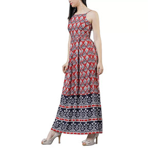 Vestido estampado para mujer, elegante, para uso diario, material suave y liso, ropa de moda para mujer - Product Image 1