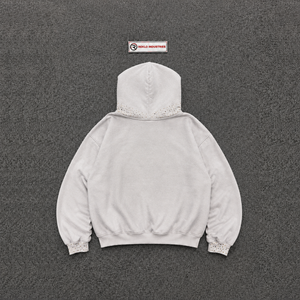 <b>White</b> Zip Up Hoodie With Embroidered Patches Streetwear Oversized Graphic Jacket Punk Style Full Zipper Hooded <b>Sweatshirt</b> Sale - Product Image 6