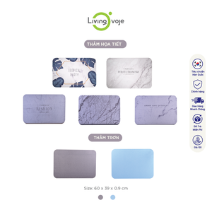 Japanese Diatomite Absorbent Eco-Friendly Bath <b>Mat</b> Quick Dry Non Slip Machine Made Print Pattern Bathroom <b>Mat</b> - Product Image 3