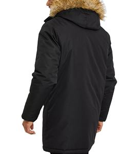 Parkas d'hiver en gros, manteaux longs épais pour l'extérieur, parkas respirants grande taille pour hommes avec capuche en fourrure - Product Image 2
