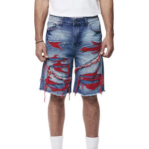 กางเกงยีนส์ขาสั้นผู้ชายคุณภาพดี ดีไซน์ใหม่ ราคาถูก สินค้ามาใหม่ ใส่สบาย ระบายอากาศได้ดี - Product Image 1