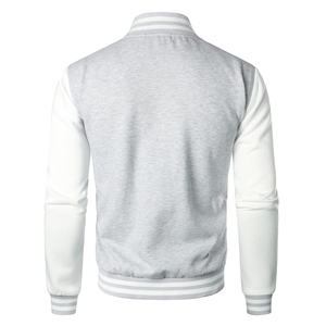 Best Selling <b>Mens</b> Hooded Varsity Jacket Cartoon Patchwork Printed Custom Name Stand Youth Student Outdoor Sports Casual Fleece - Product Image 5