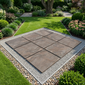 Quartz Stone Look Non Slip 20mm Thick Porcelain Firebrick Outdoor Tiles Heavy Duty Farmhouse Mall Garden Driveway Pavers 60x90cm - Product Image 6