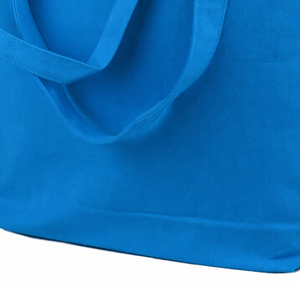 Sac fourre-tout en coton 100% réutilisable, design simple, léger et réutilisable, couleur unie, style épuré - Product Image 6