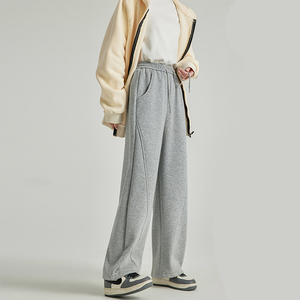Pantalon de survêtement taille basse 2026 avec cordon de serrage, jambe large, style streetwear, décontracté pour femme, joggers techniques - Product Image 3