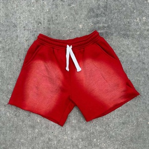 Shorts de rugby unisexe basiques en coton 100% respirant, anti-plis, personnalisables avec impression floquée, style hip-hop, vente en gros à prix réduit - Product Image 5