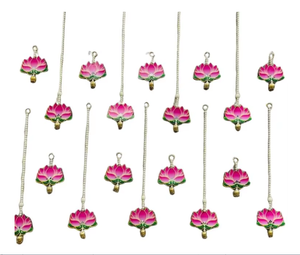 Décoration suspendue en forme de fleur de lotus artificielle pour la maison, le salon, le feng shui, toutes saisons - Product Image 4