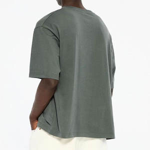 Camiseta Casual de Corte Cuadrado, Ajuste Regular, 100% Algodón, Secado Rápido, Transpirable, para Uso Diario, Moda Urbana y Estilo Cómodo - Product Image 2