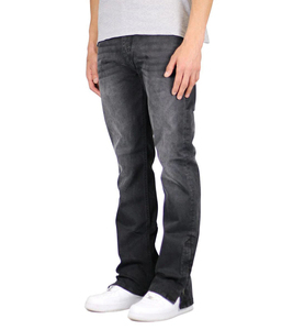 Vêtements décontractés pour hommes avec jean et veste en denim bleu de qualité abordable, style streetwear, coupe slim, jeans ajustés pour l'extérieur - Product Image 2