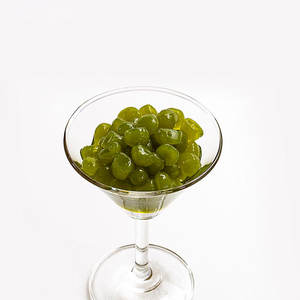 Billes de gelée de matcha cristallisées - Ingrédients pour bubble tea en provenance de Taïwan pour desserts et friandises glacées - Product Image 1
