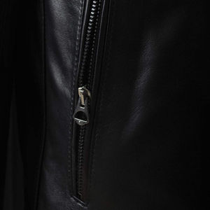 Veste streetwear pour homme en cuir véritable élégante, respirante, imperméable, coupe-vent, fermeture éclair, prix d'usine, mode hiver - Product Image 5