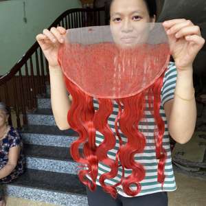 Vente en gros tendance de haute qualité Body Wave rouge paquets de cheveux humains vietnamiens pour les femmes noires vendeurs - Product Image 3