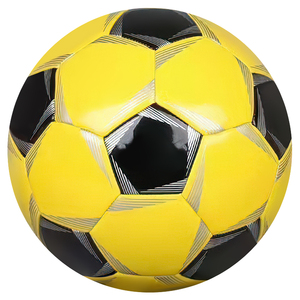 Balón de Fútbol Negro para Entrenamiento y Partidos Oficiales 4/5, de PU, Duradero, Personalizable, Venta al Por Mayor, OEM - Product Image 3