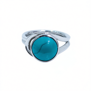 <b>Turquoise</b> Fashion <b>Ring</b> 3.8 Grams Weight - Product Image 2