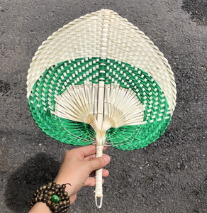 Durable <b>Bamboo</b> Handfan Vietnam Natural <b>Bamboo</b> Material For Cooling Party Decoration Gift Factory Bulk - Product Image 2