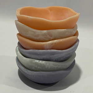 Bol en résine artisanal, écologique et alimentaire, au design classique, motif tourbillon aquatique, idéal pour la crème – Trouvez des modèles similaires - Product Image 1