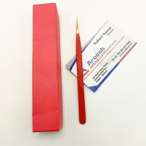 ตัวหนีบขนตาสแตนเลสแบบแยกปลายทองสำหรับต่อขนตาปรับแต่งโลโก้ได้ตามต้องการ - Product Image 3