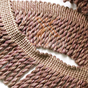 Flecos de lana de color sólido en venta, nuevo diseño, flecos de lana profesionales - Product Image 5