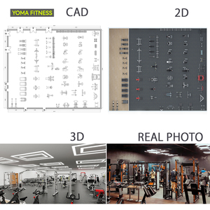 โครงการฟอสฮาน ทันคีย์ จิม คลับ โซลูชั่นครบวงจร ชุดอุปกรณ์ออกกำลังกายเชิงพาณิชย์ พร้อมติดตั้งสำหรับสนามกีฬาในแอฟริกา - Product Image 3